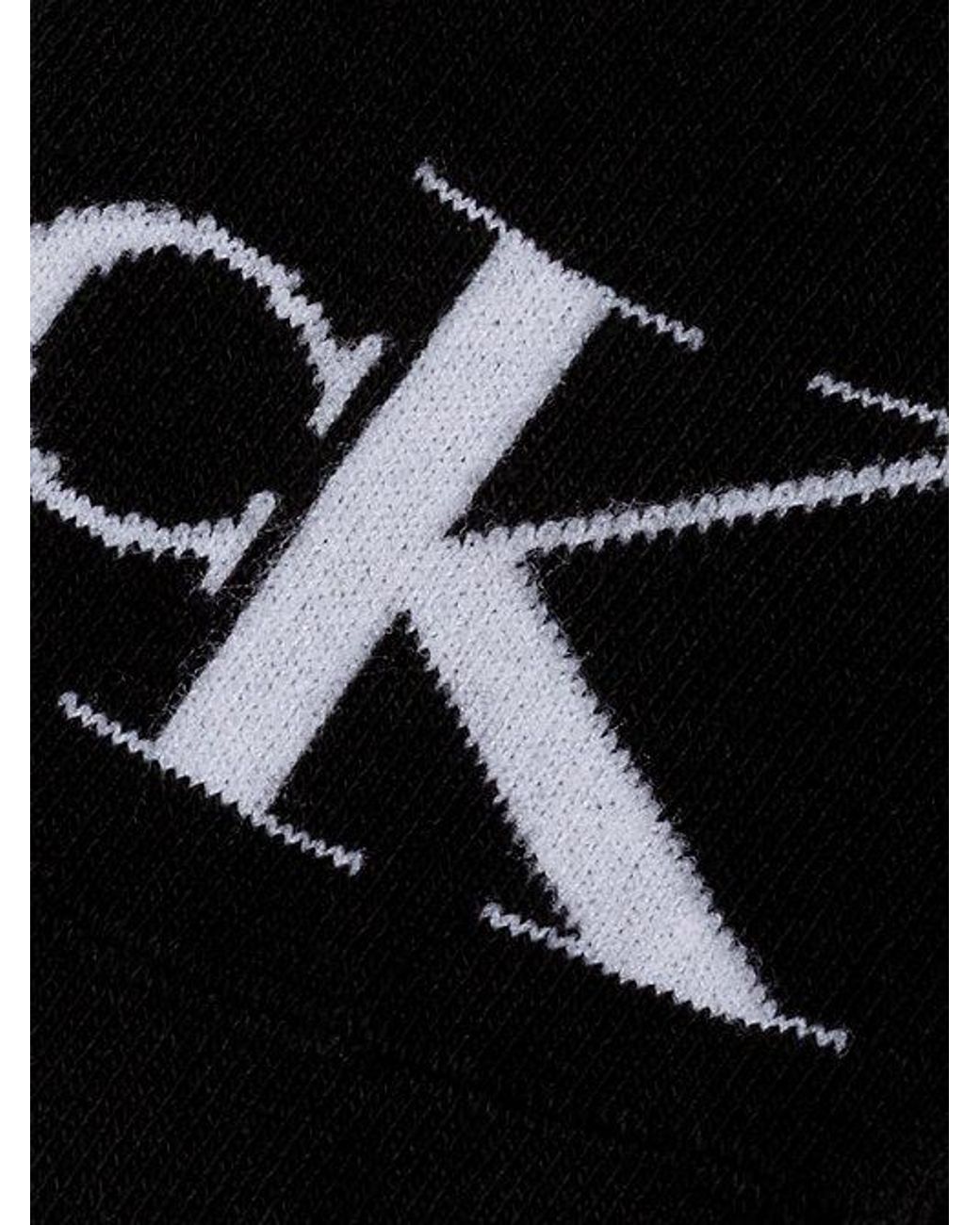 Calvin Klein Black 2 Pack Soft Cotton Invisible Socks