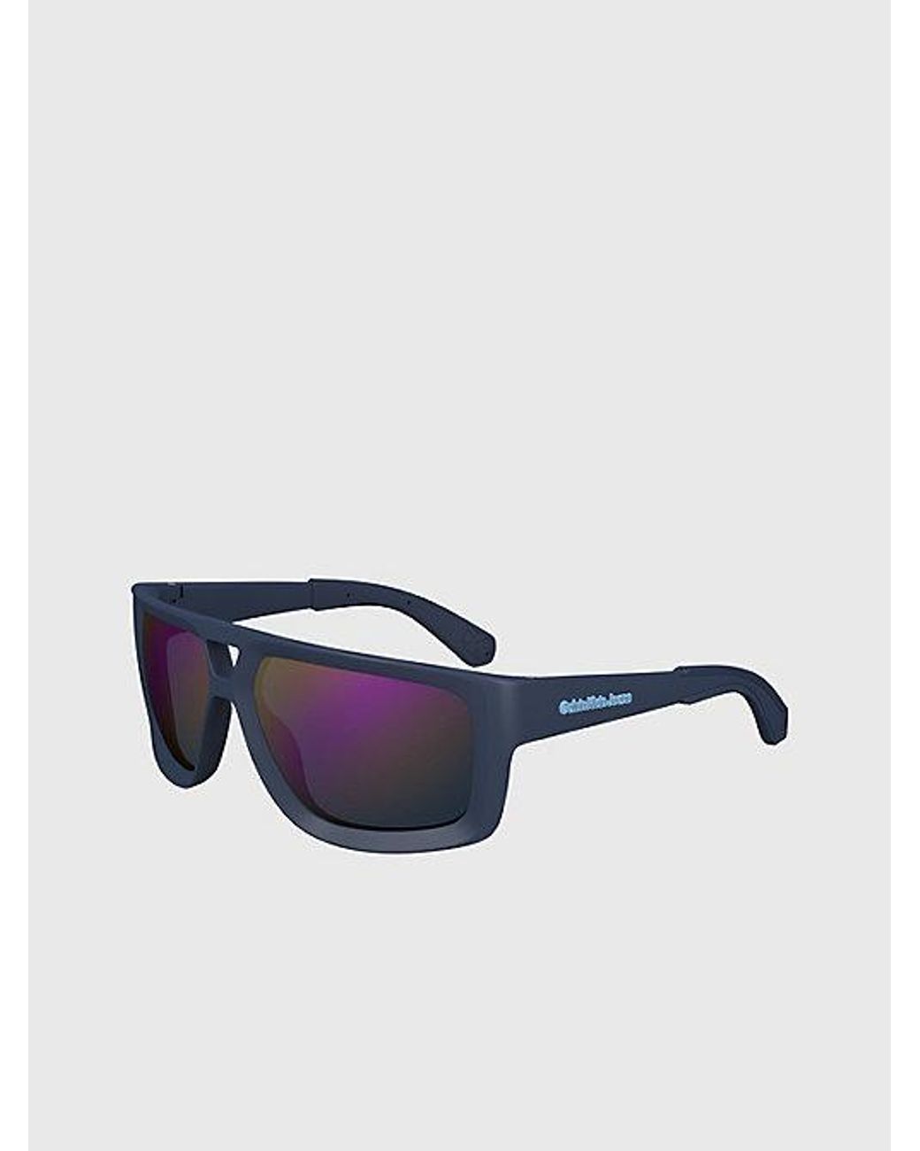 Calvin Klein Purple Jeans Modified Rectangle Sunglasses