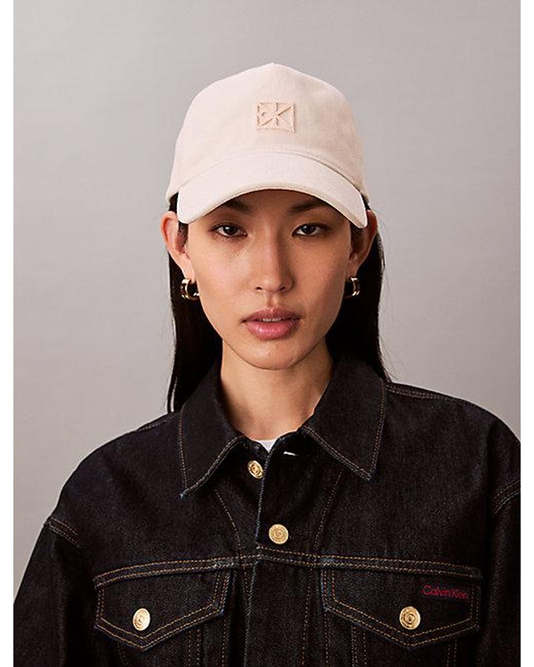 Calvin Klein Baseball Cap Met Embleem Met Logo in het Natural voor heren