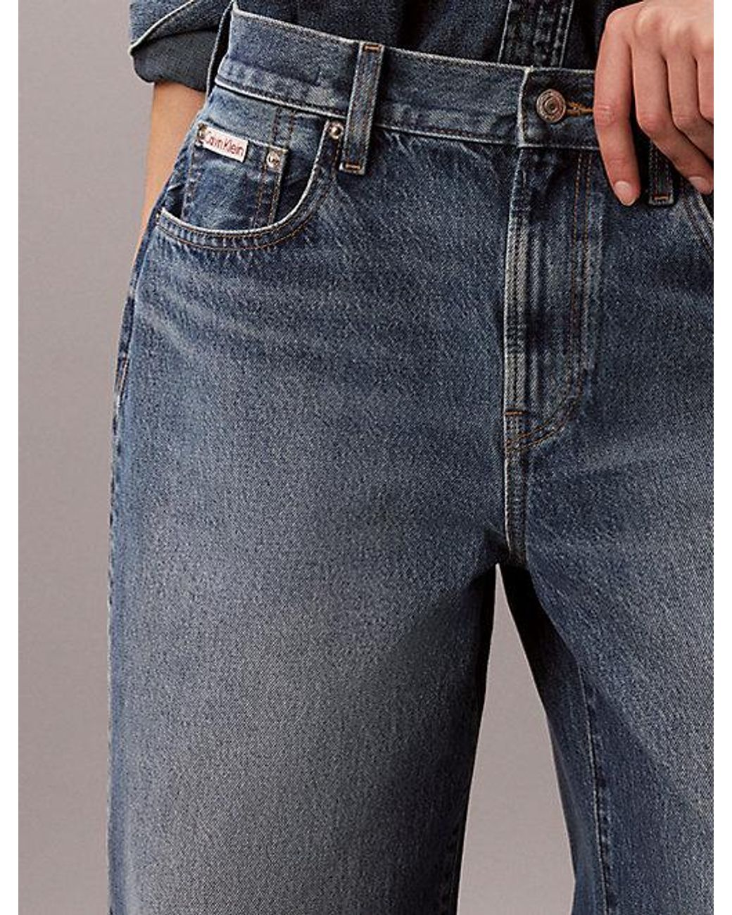 Calvin Klein Blue Jeans Wide Leg Jeans