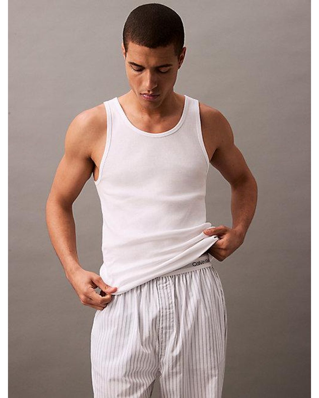 Calvin Klein 3-Pack Tanktops in het Multicolor voor heren