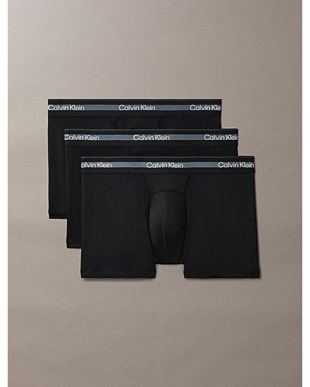 Calvin Klein Multicolor 3 Pack Trunks Flex Microfibre Stretch Mesh for men