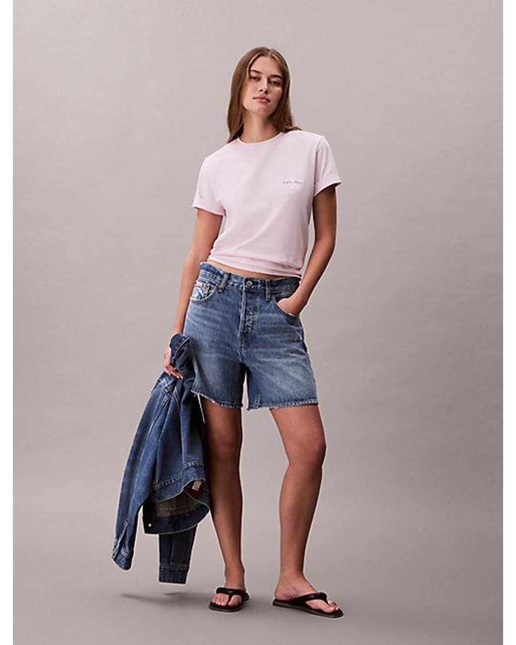 Calvin Klein Multicolor Jeans 2 Pack Cotton Monogram T-Shirts
