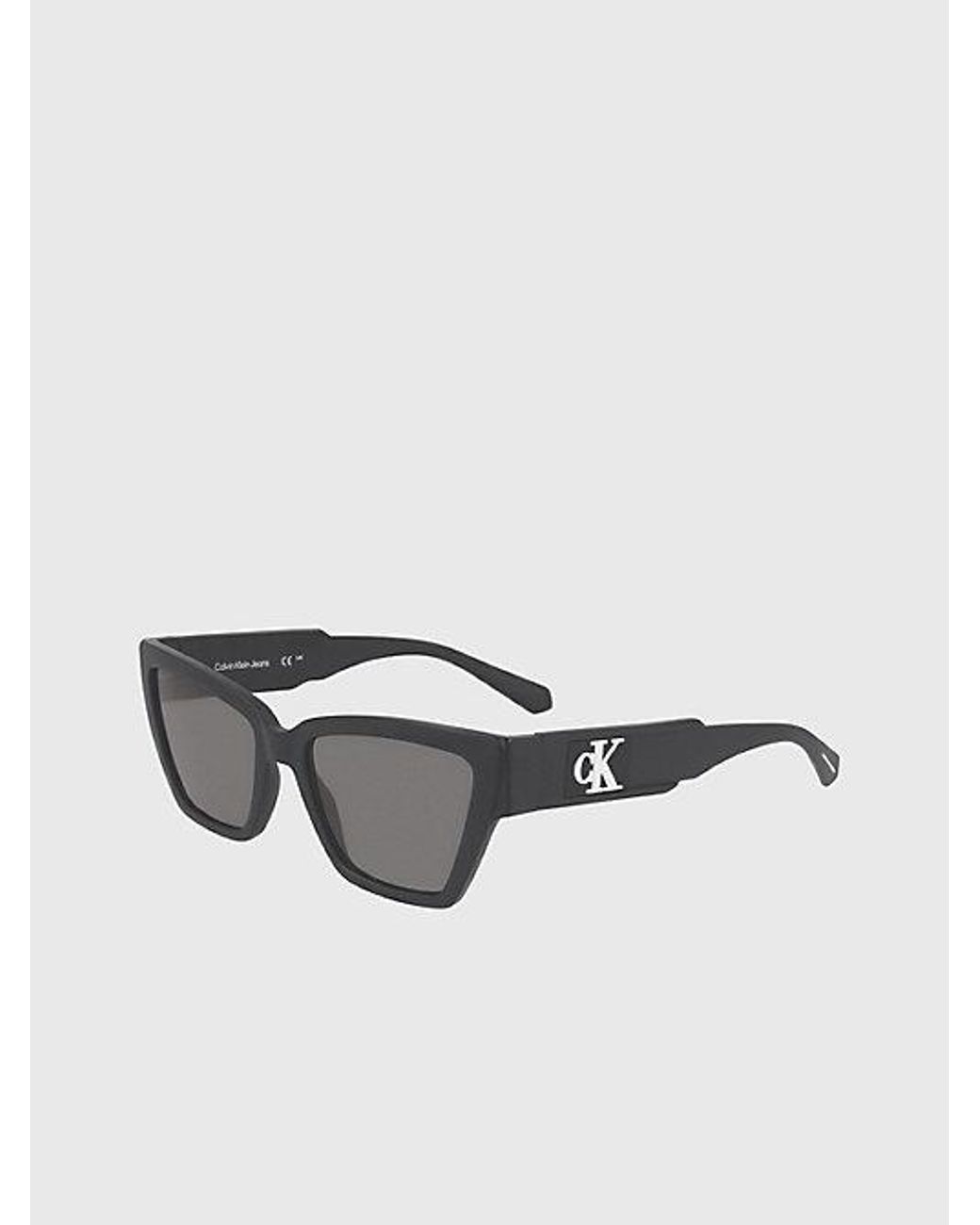 Calvin Klein Gray Jeans Cat Eye Sunglasses