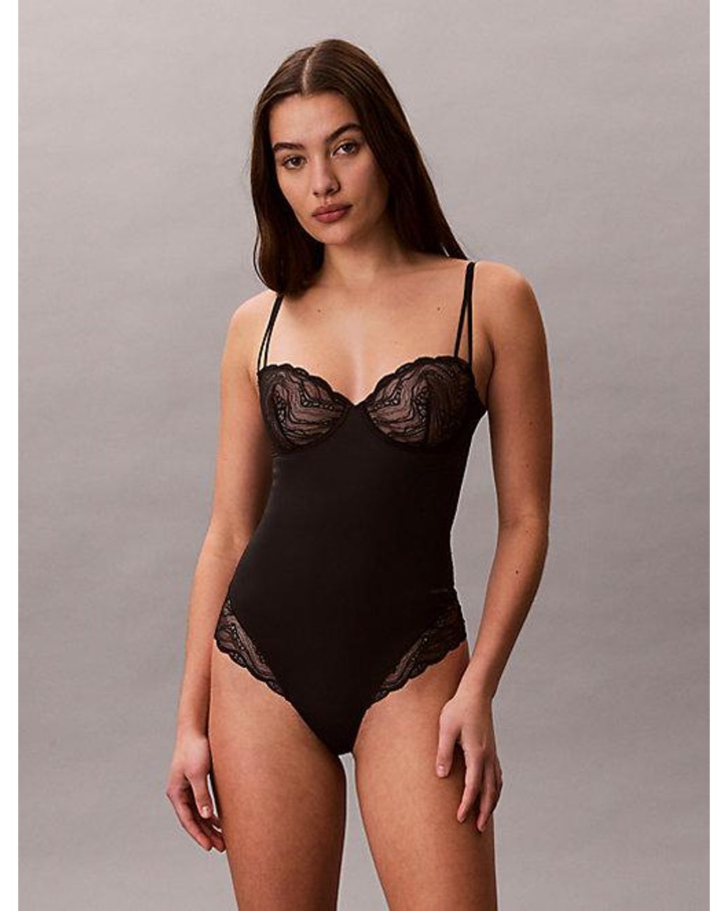 Calvin Klein Shapewear Body in het Brown