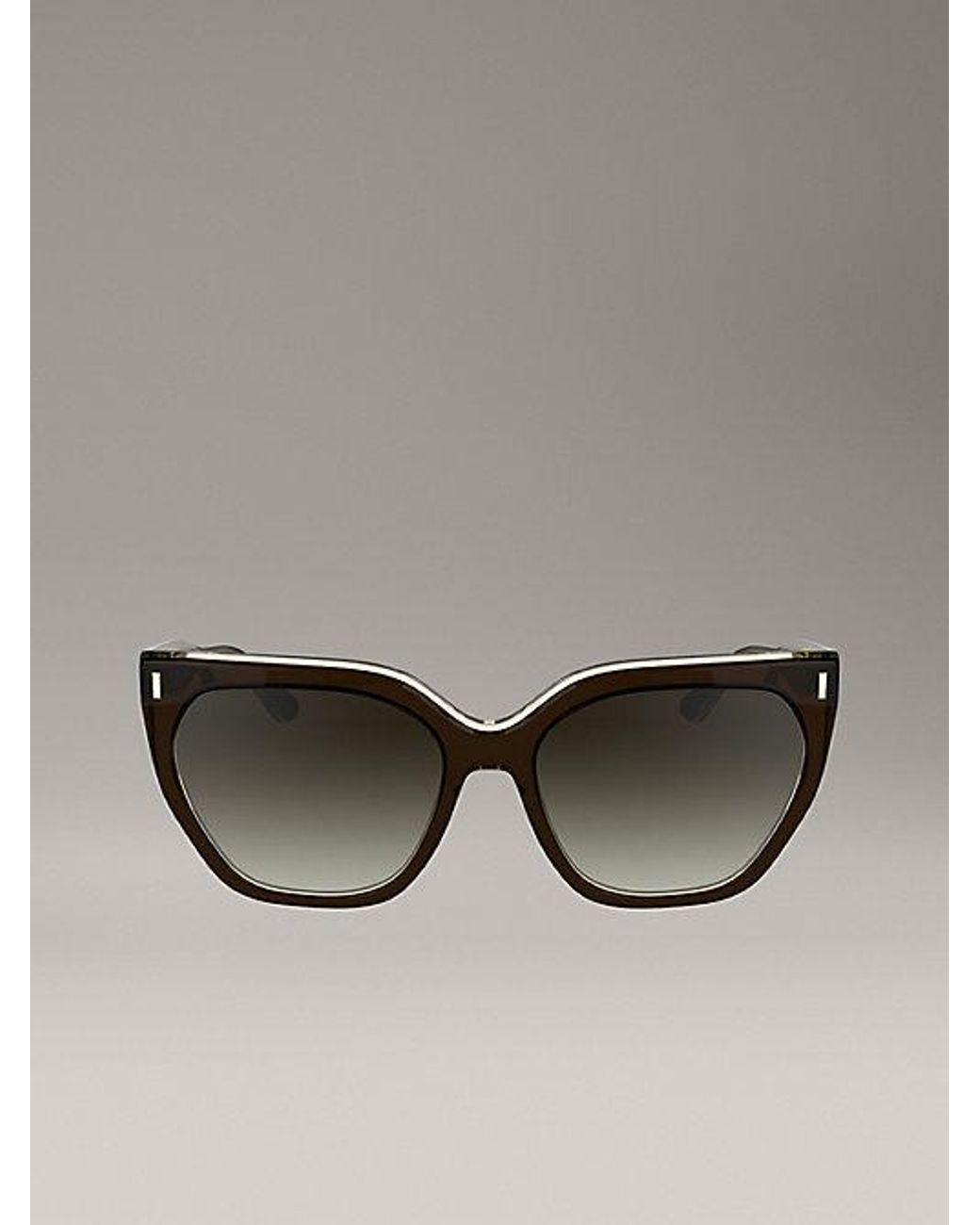 Calvin Klein Gray Butterfly Sunglasses