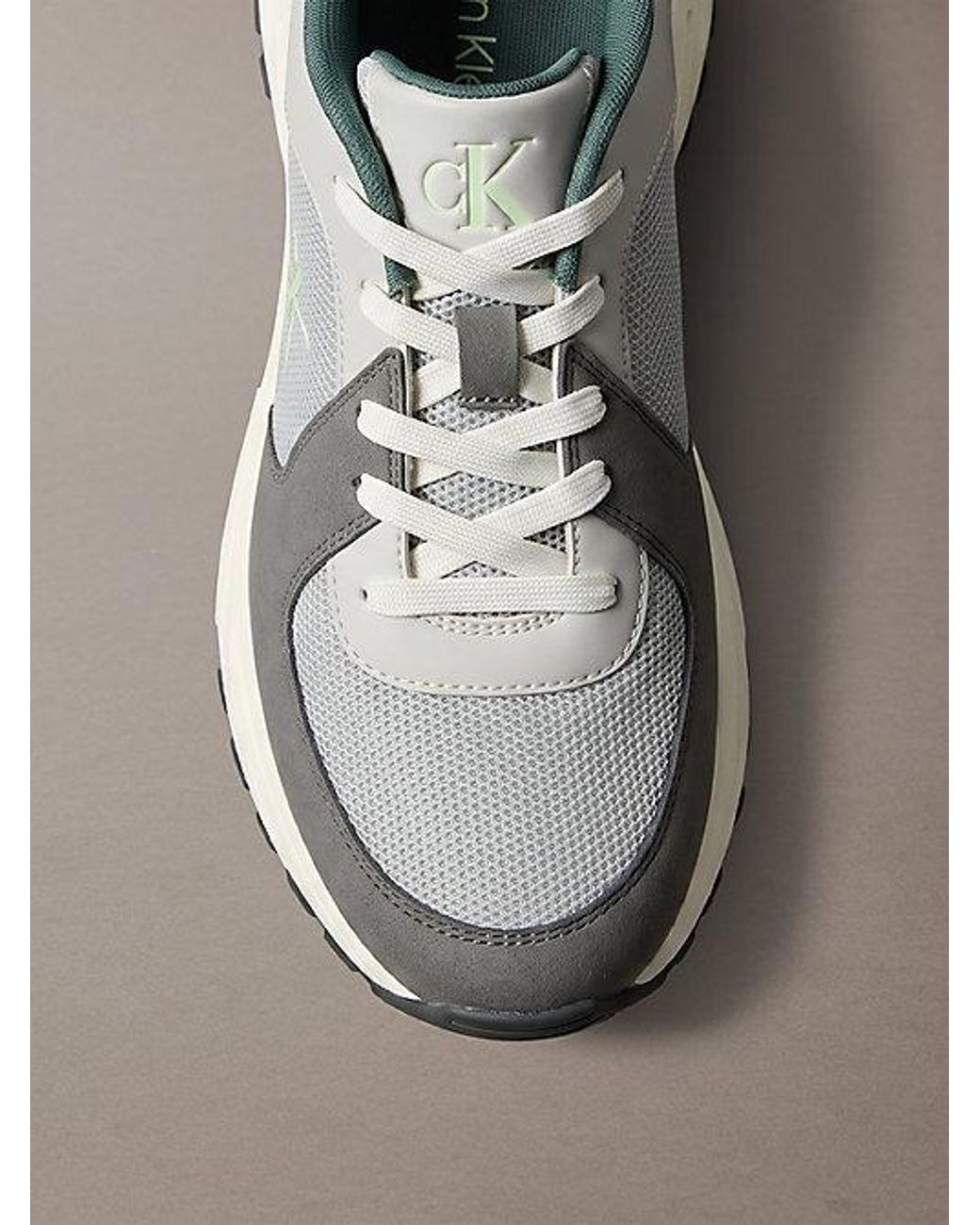 Calvin Klein Metallic Traction Runner Trainers for men