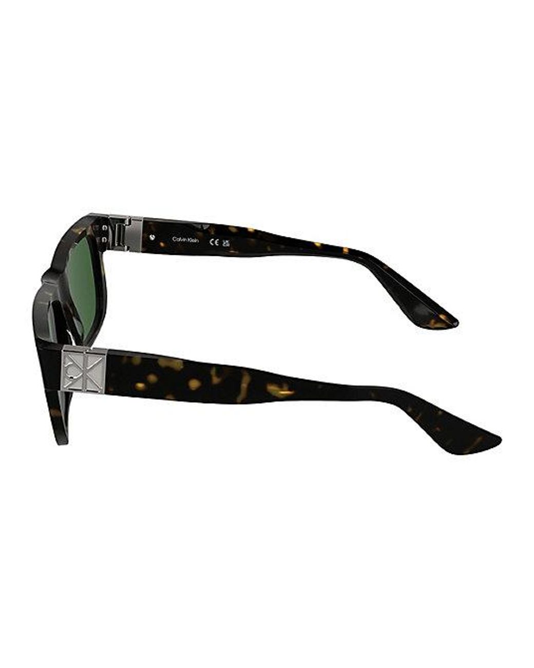 Calvin Klein Green Modified Rectangle Sunglasses for men