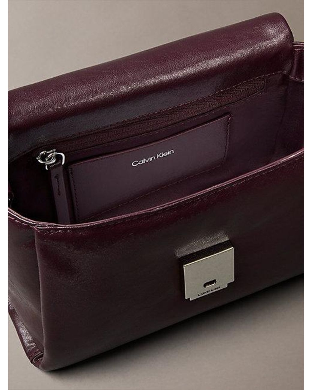 Calvin Klein Multicolor Padded Emblem Hardware Crossbody Bag