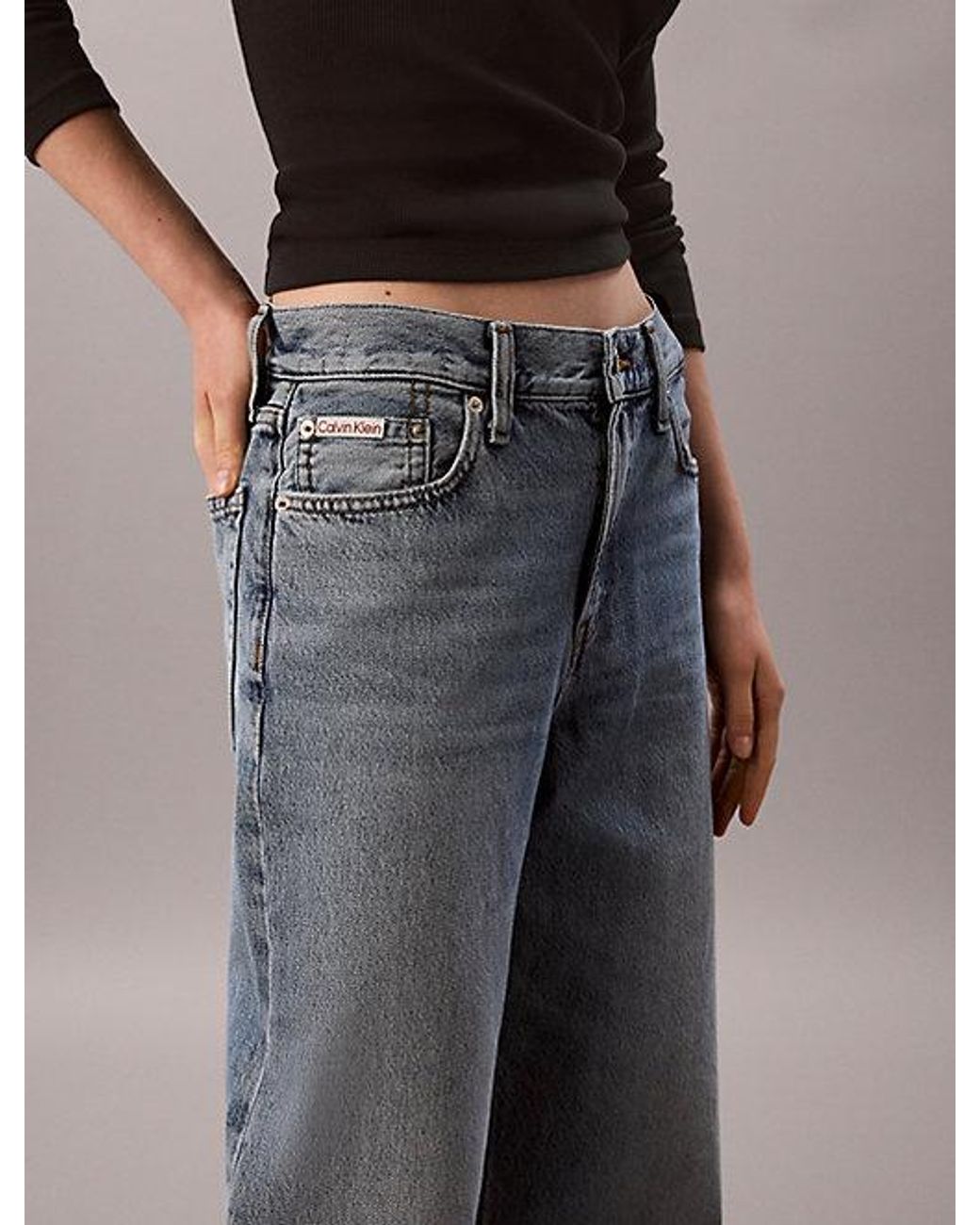 Calvin Klein Multicolor Jeans Low Rise Baggy Jeans