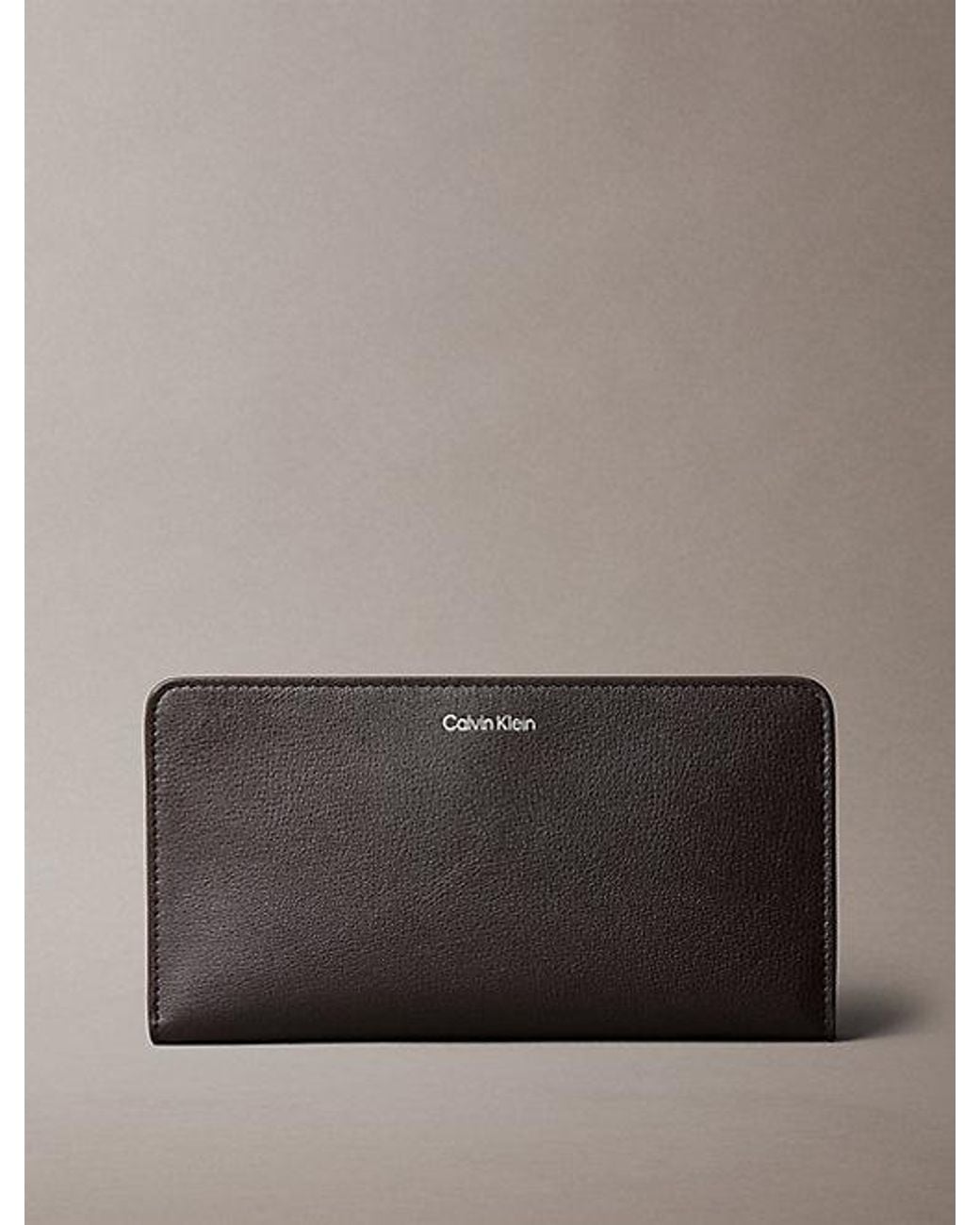 Calvin Klein Gray Foil Logo Wallet
