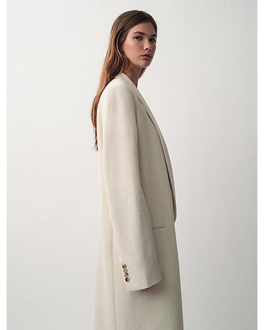 Calvin Klein Natural Evelyn Coat