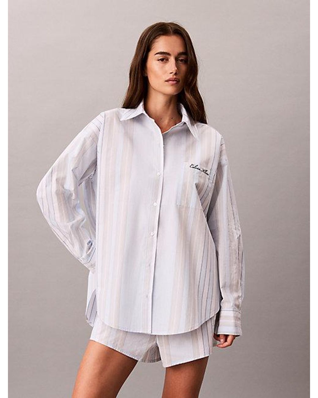Calvin Klein Multicolor Pyjama Shorts Icon Cotton Poplin