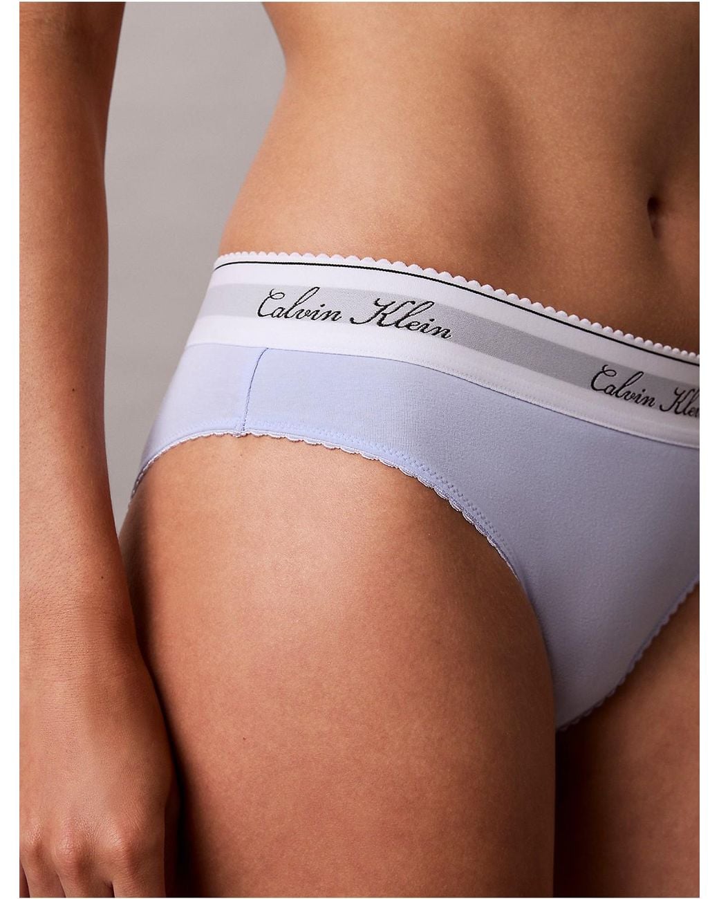 Calvin Klein Multicolor Icon Cotton Modal Script Bikini