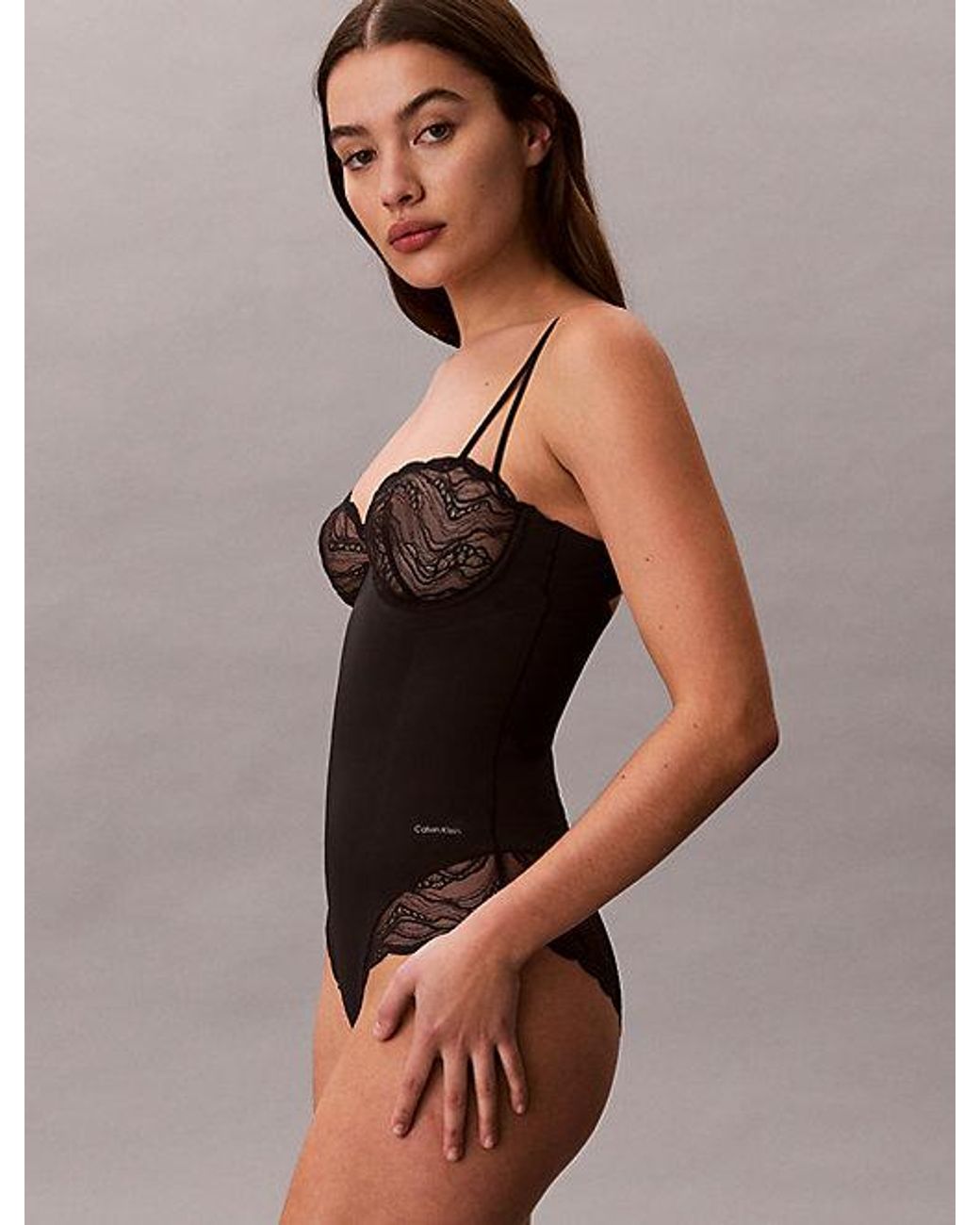 Calvin Klein Shapewear Body in het Brown
