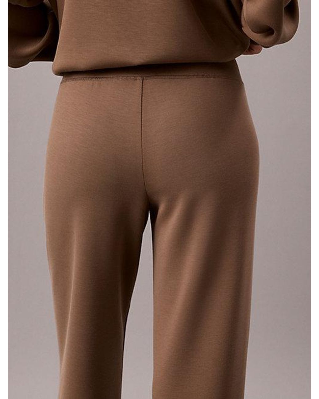 Calvin Klein Brown Sport Smooth Knit Sweatpants