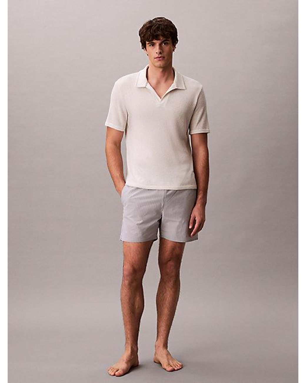 Calvin Klein Multicolor Medium Drawstring Swim Shorts for men