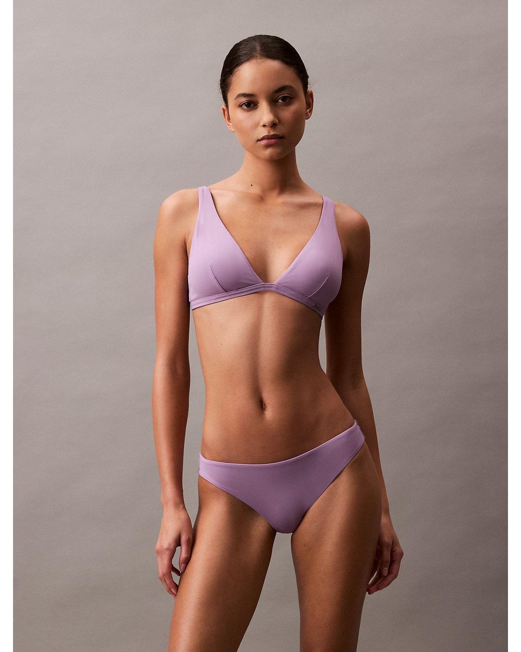 Calvin Klein Purple Bikini Bottoms