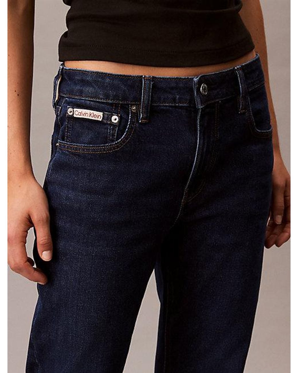 Calvin Klein Blue Jeans Mid Rise Slim Jeans