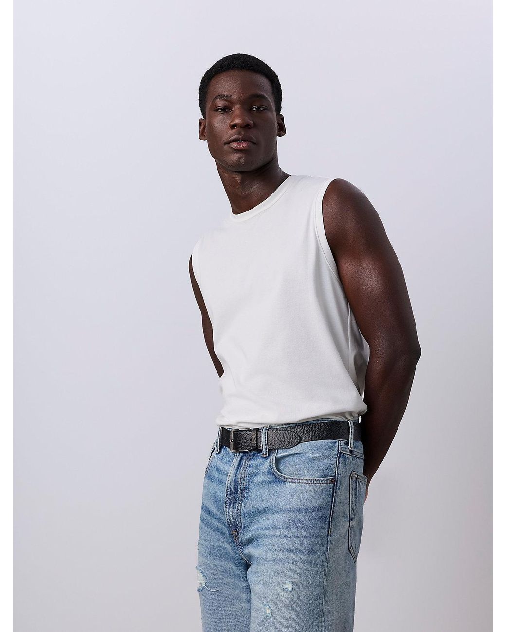 Calvin Klein Jung Kook For Muscle Tank Top in White for Men | Lyst UK