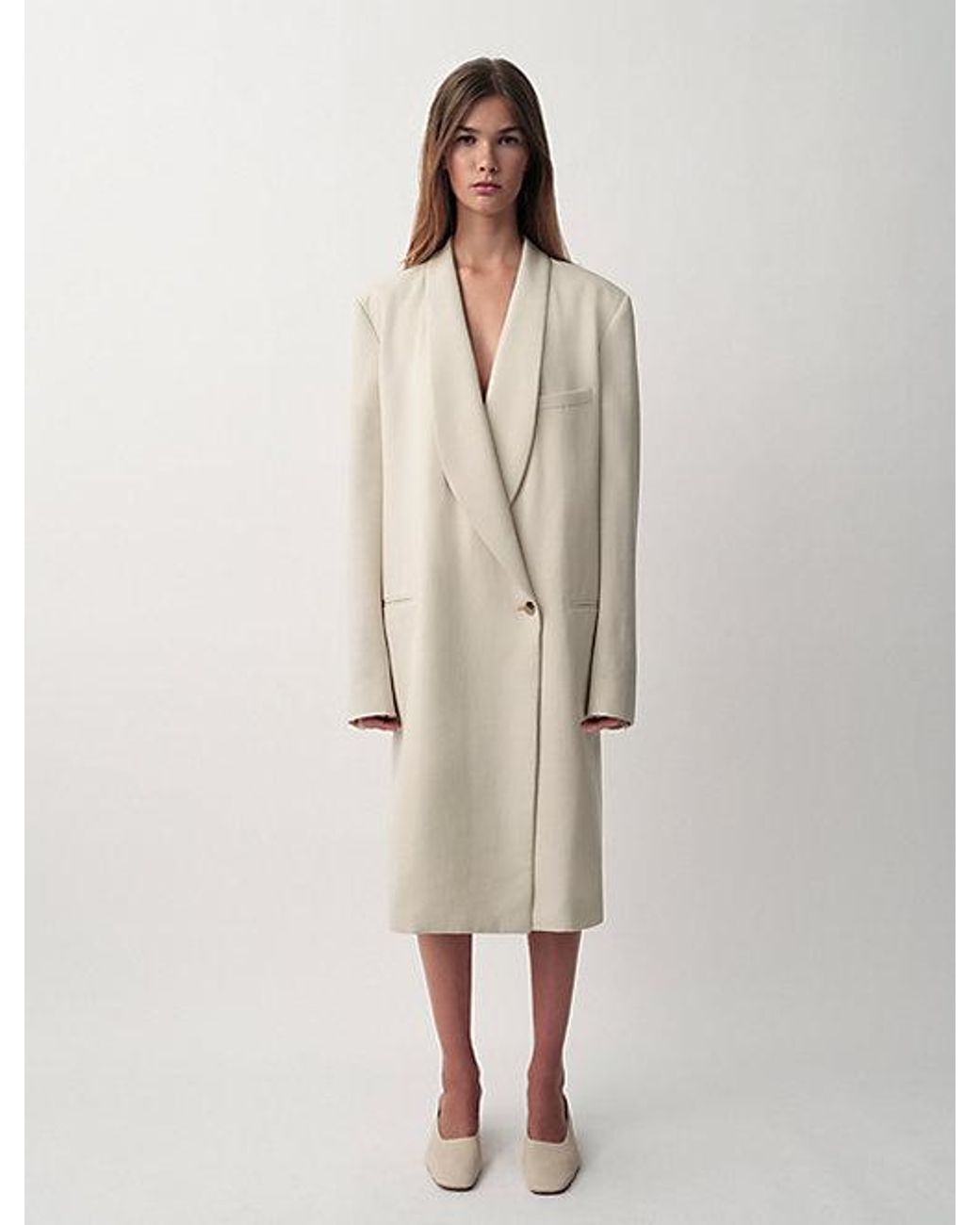 Calvin Klein Natural Evelyn Coat