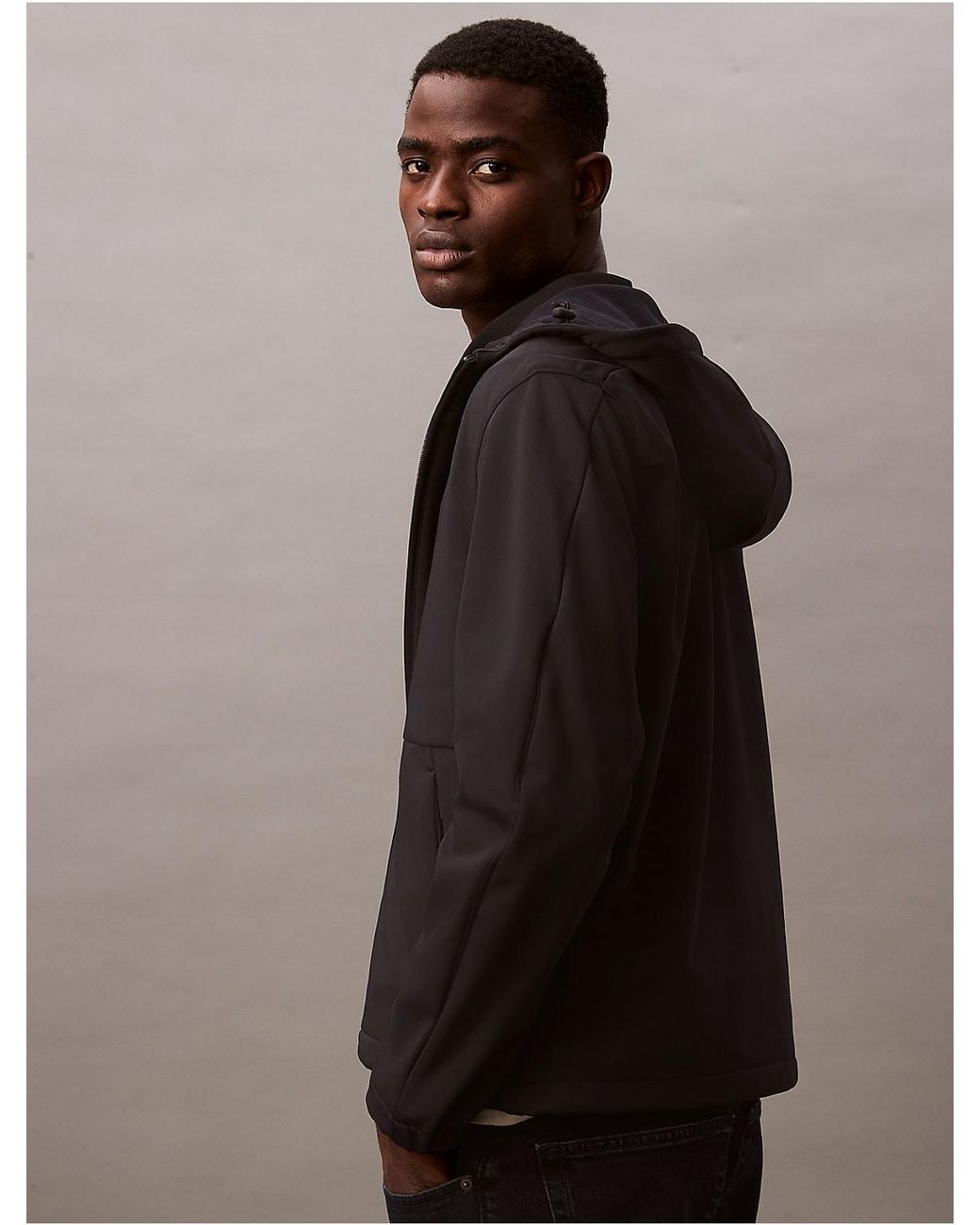 Calvin Klein Multicolor Lined Soft Shell Jacket for men