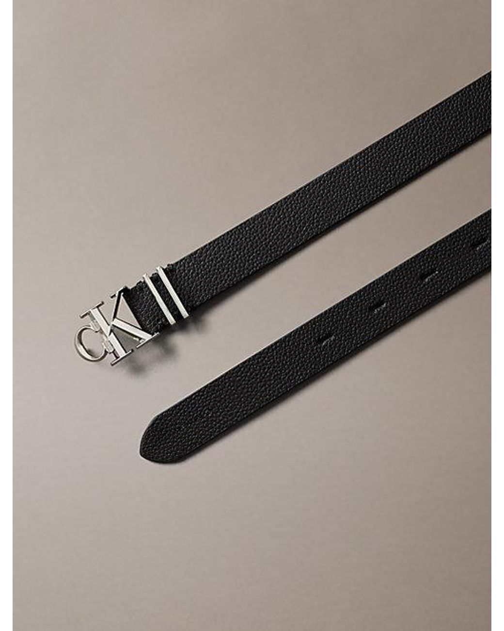 Calvin Klein Multicolor Pebbled Leather Belt