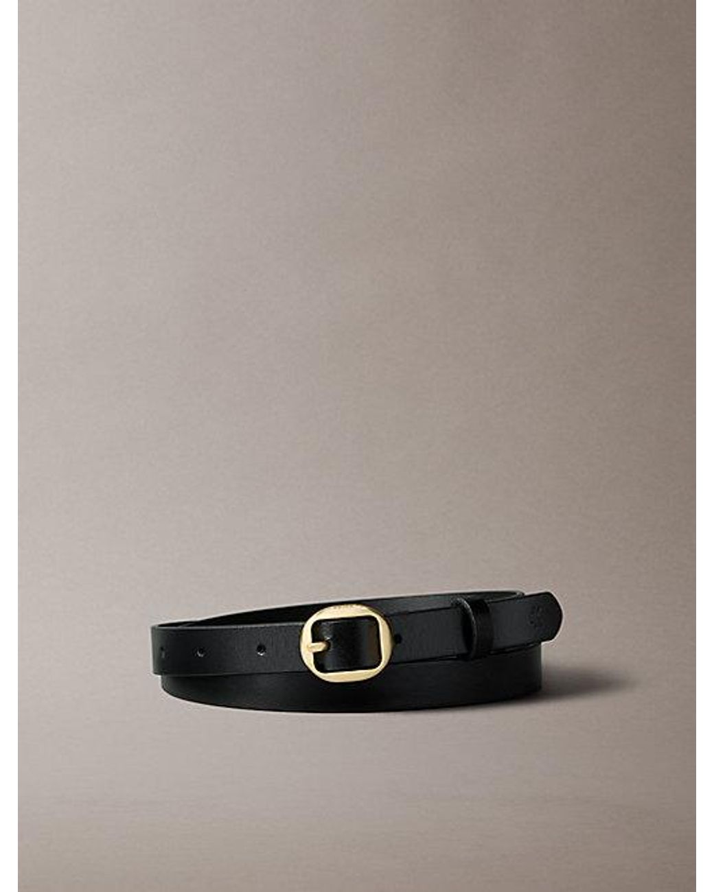 Calvin Klein Multicolor Leather Round Buckle Belt