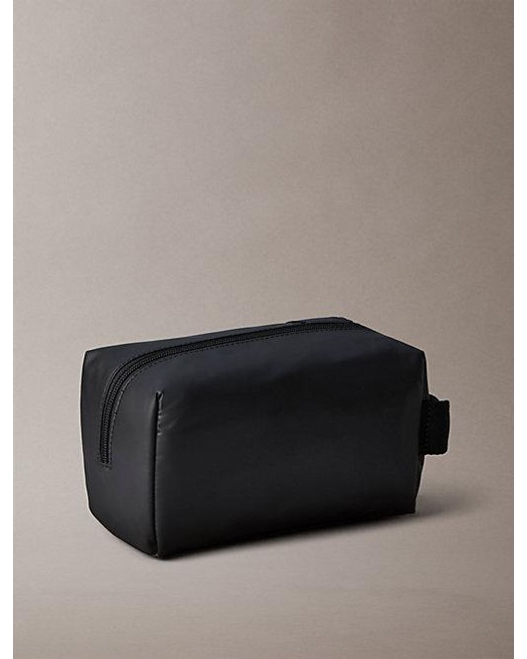 Calvin Klein Gray Monologo Patch Dopp Kit for men