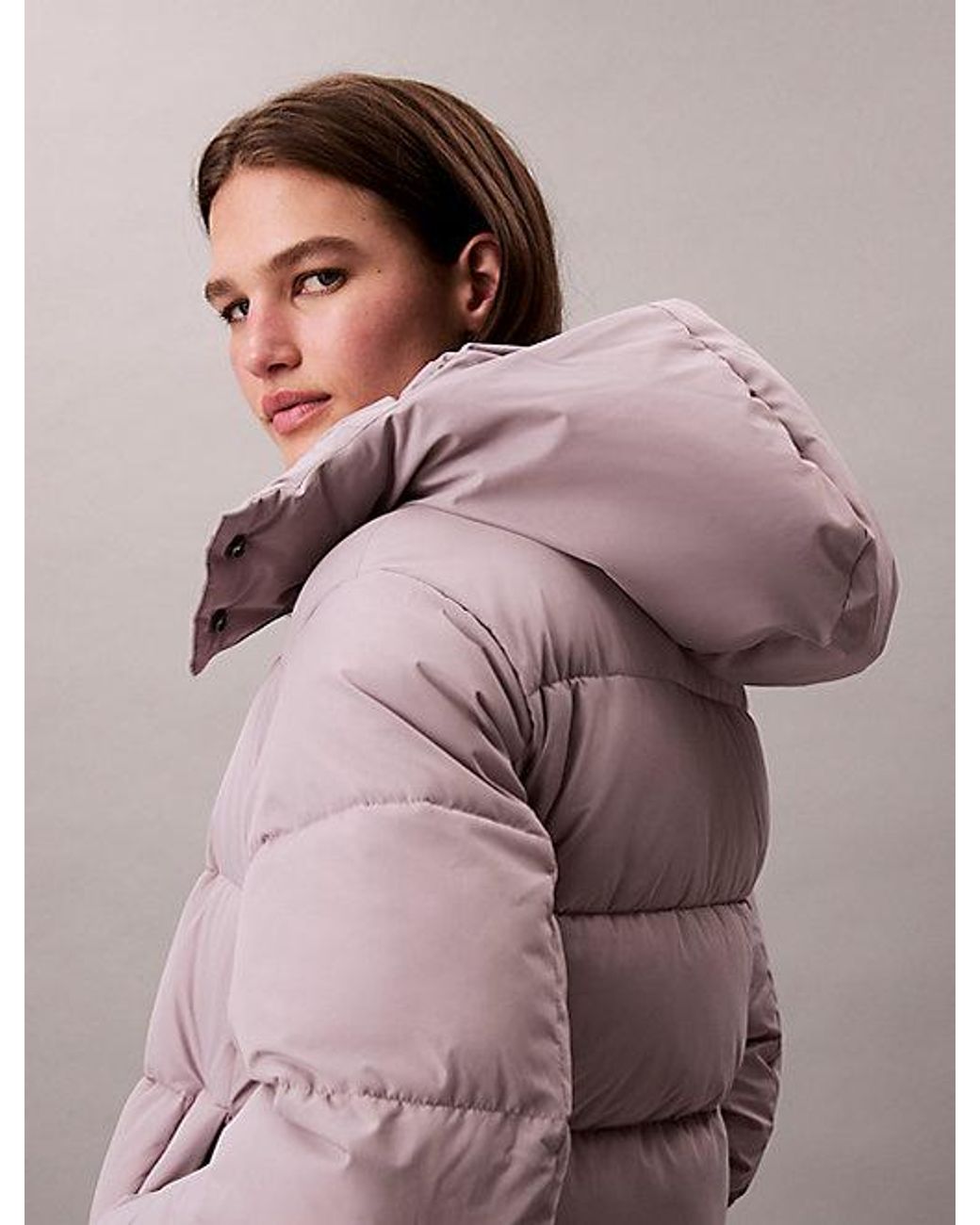 Calvin Klein Monogram Pufferjack in het Multicolor