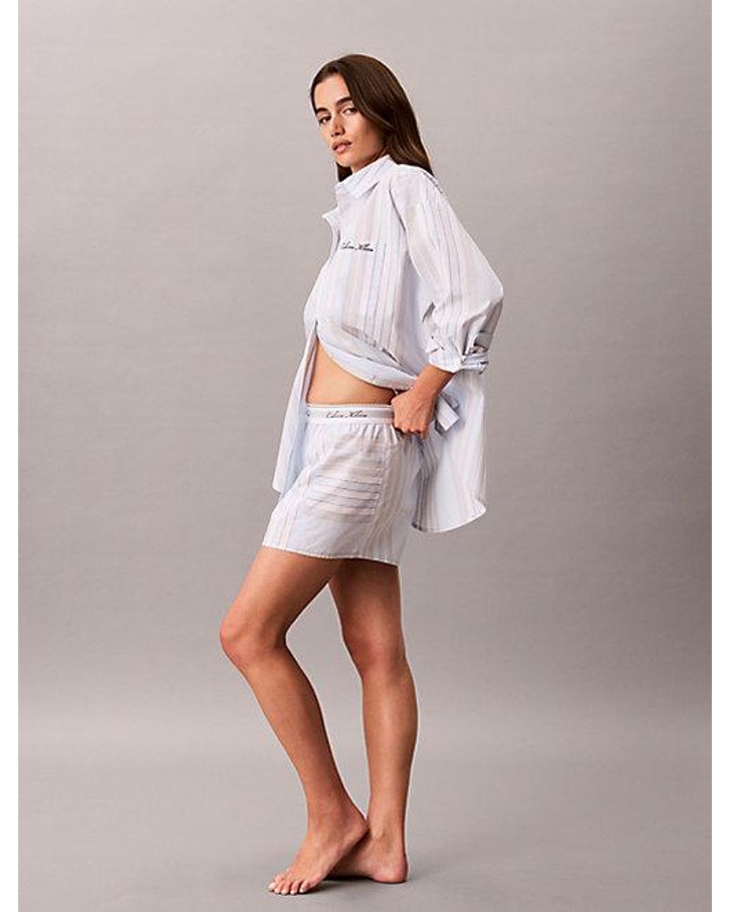 Calvin Klein Multicolor Pyjama Shorts Icon Cotton Poplin