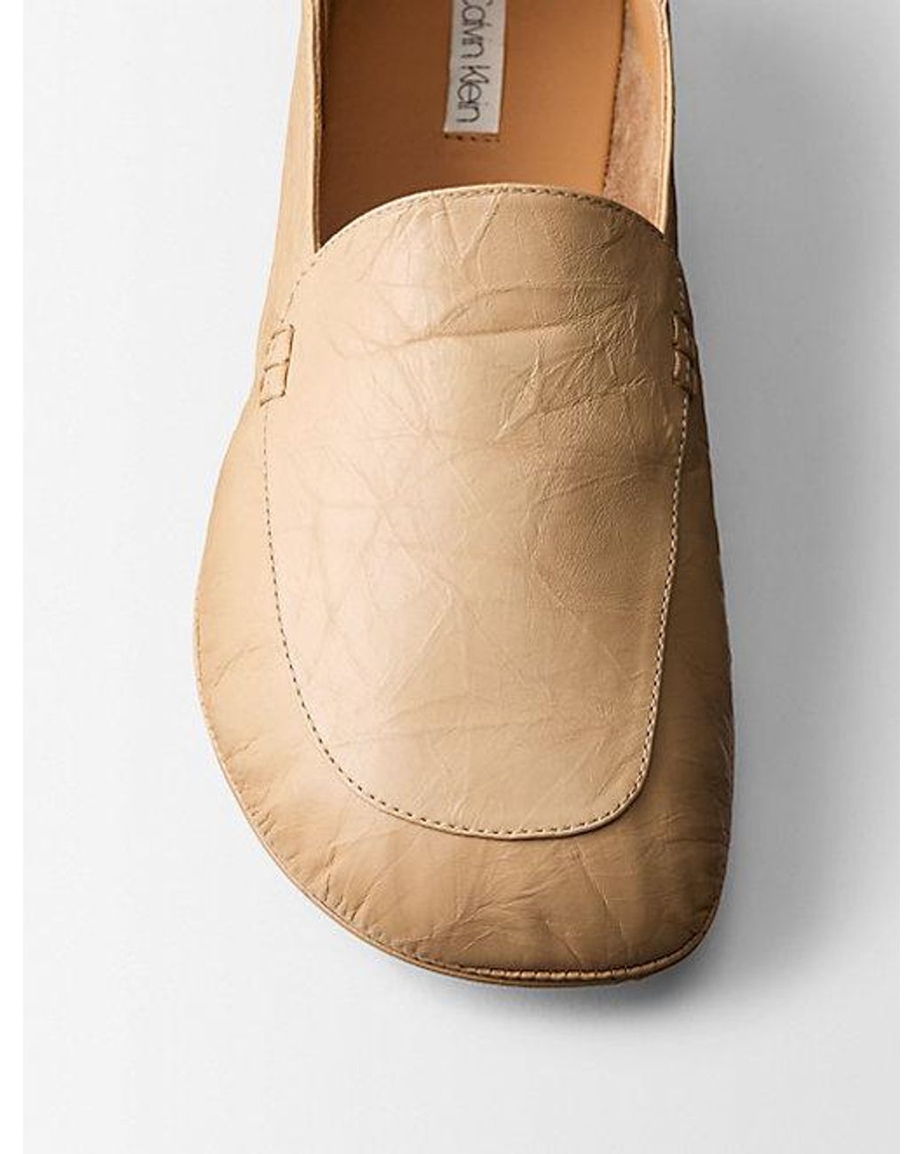 Calvin Klein White Vela Loafer
