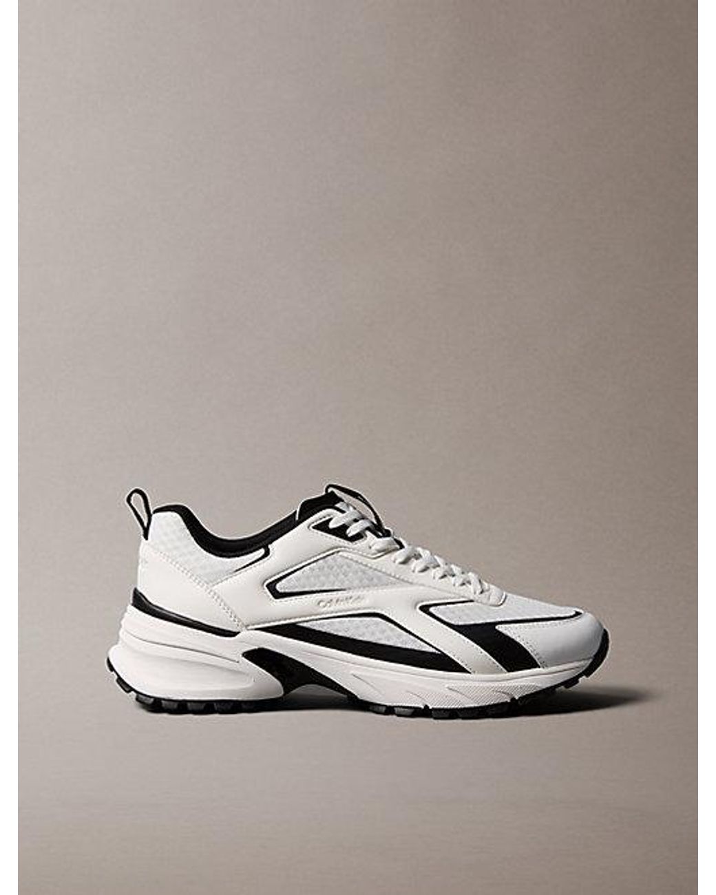 Calvin Klein Metallic Trailblazer — Mesh Mix Runner Trainers for men