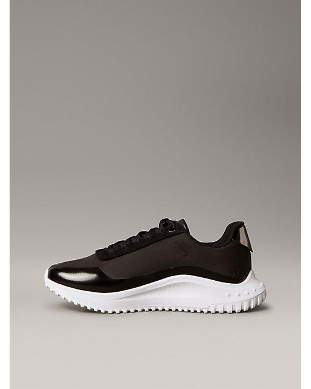 Calvin Klein Metallic Mirrored Tab Ultralight Trainers