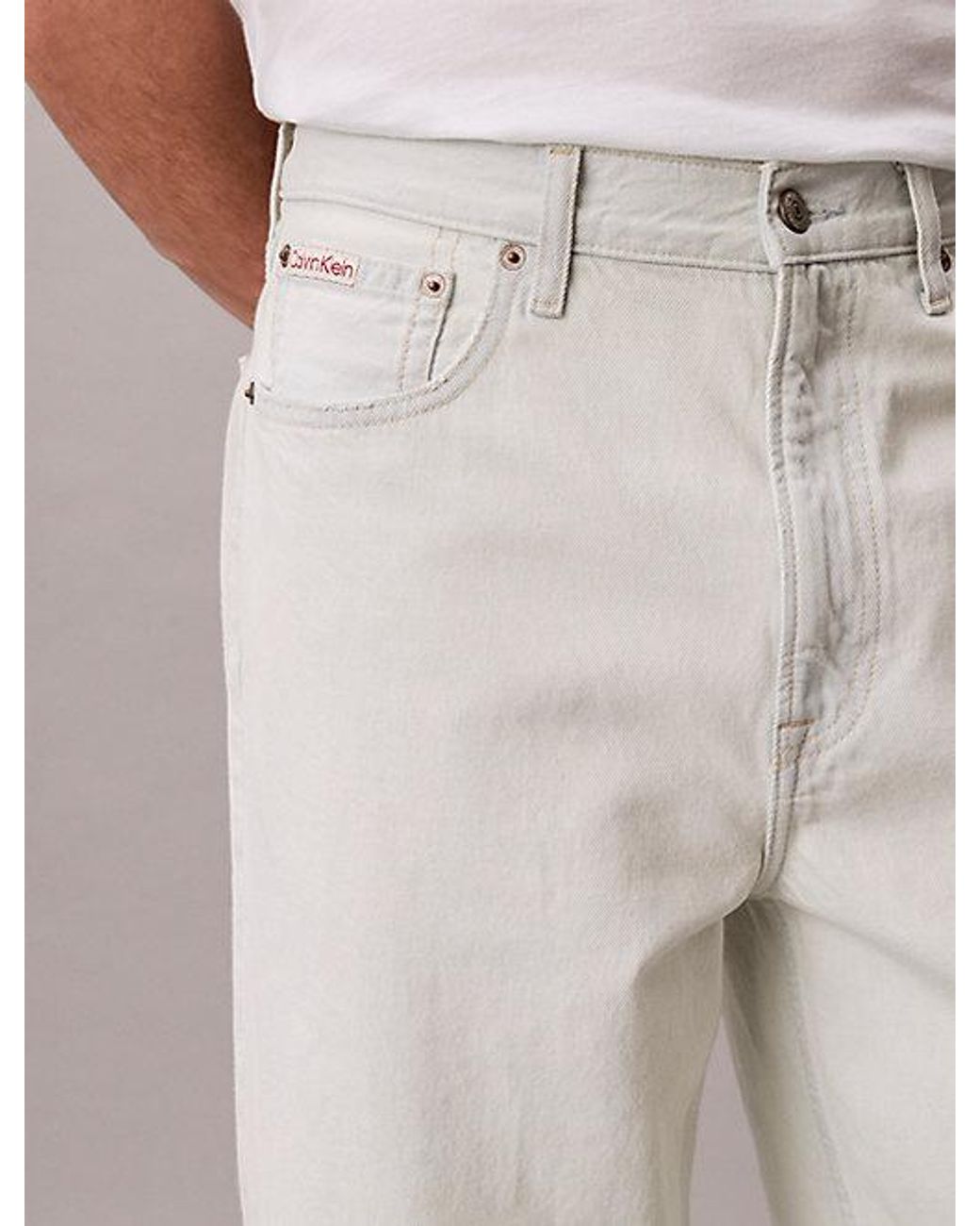 Calvin Klein Gray Jeans Baggy Jeans for men