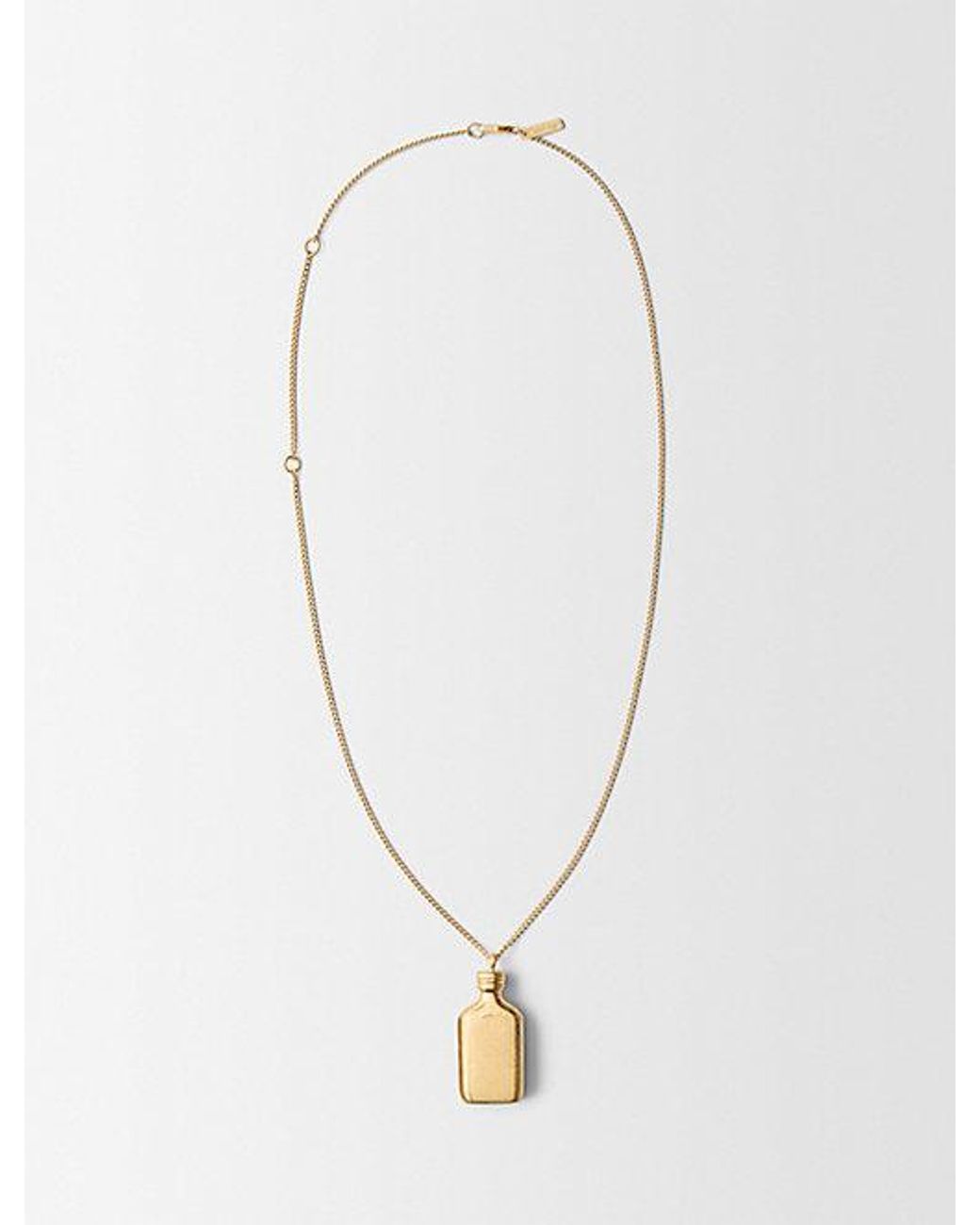 Calvin Klein White Short Ck One Charm Necklace