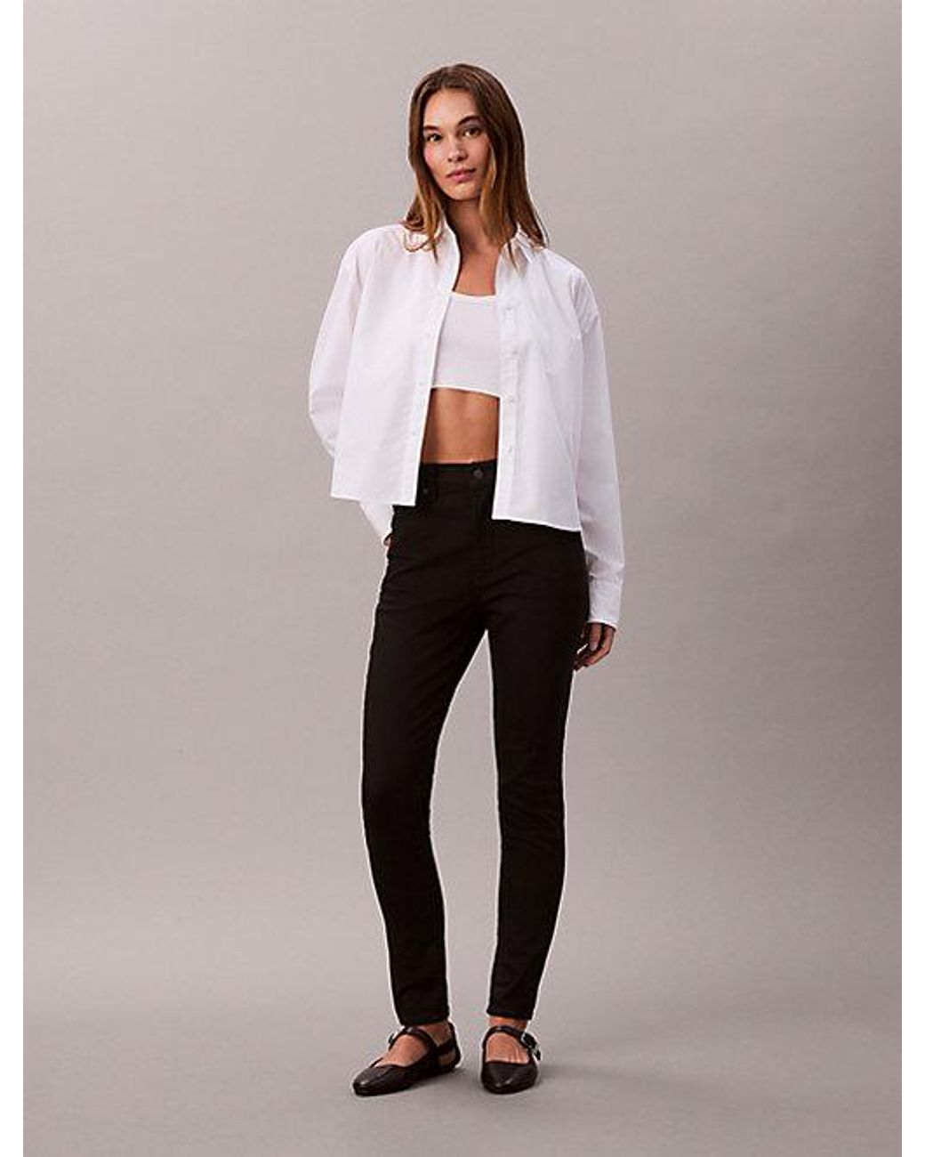 Calvin Klein Black Jeans High Rise Skinny Jeans