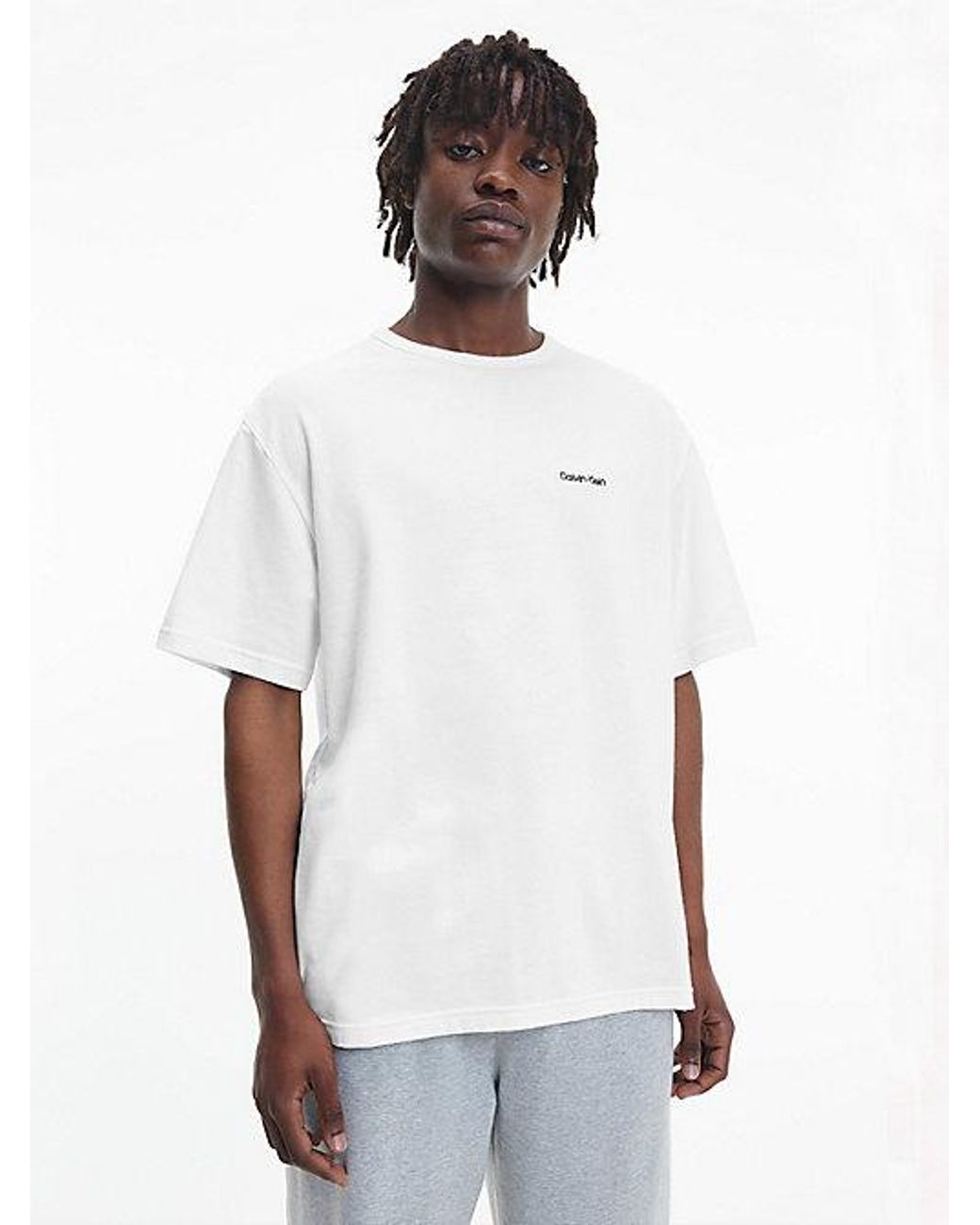 Calvin Klein White Lounge T-Shirt Modern Cotton for men