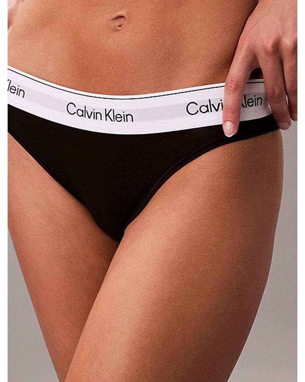 Calvin Klein Black Brazilian Briefs Icon Cotton Modal