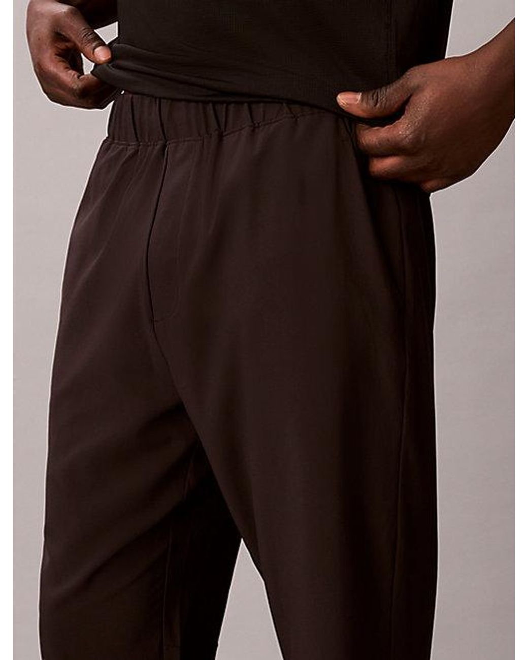 Calvin Klein Brown Sport Woven Trousers Icon Sport for men