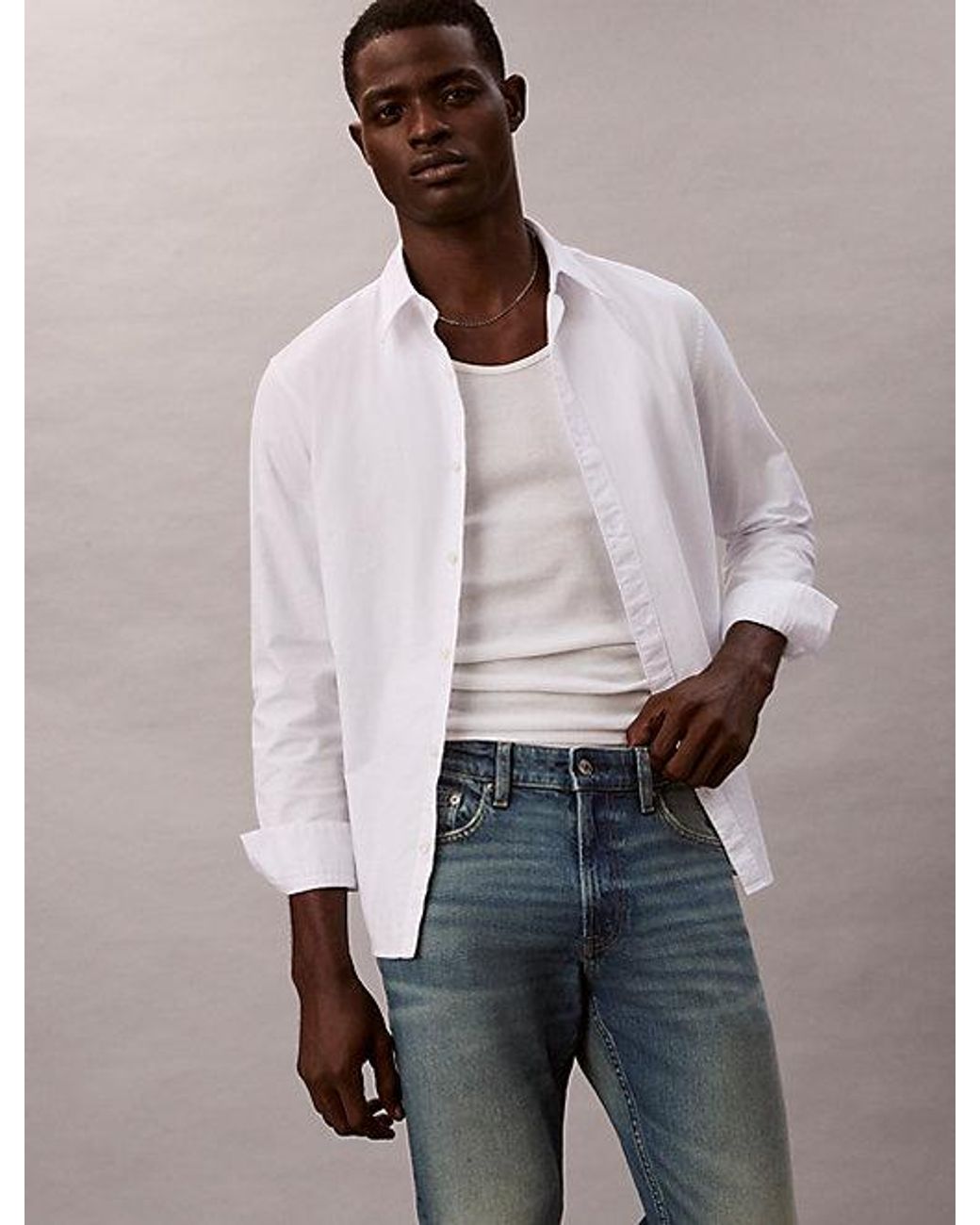 Calvin Klein Gray Jeans Slim Fit Jean for men