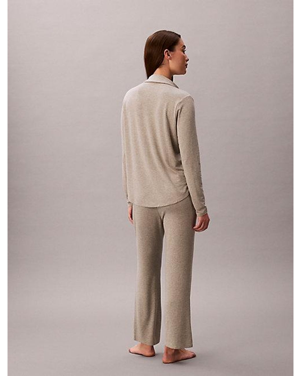 Calvin Klein Multicolor Shirt And Pants Set Ultra Soft Modal