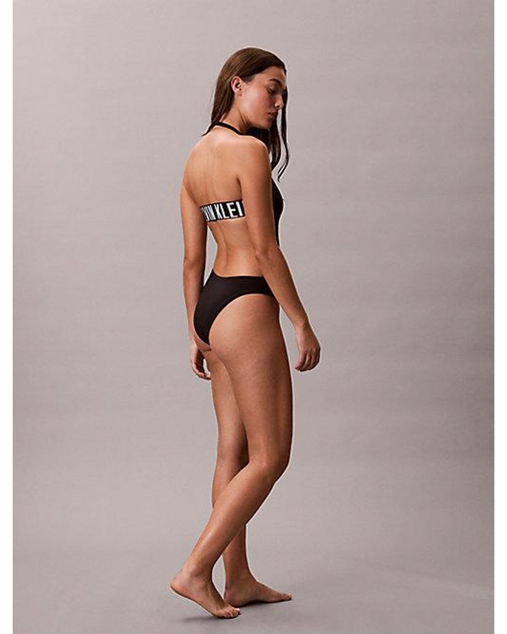 Calvin Klein Uitgesneden Badpak in het Black