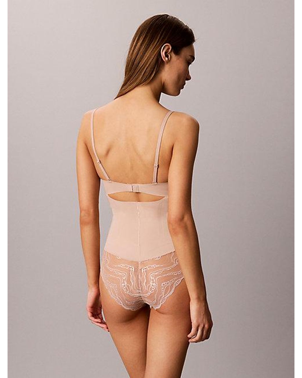 Calvin Klein Shapewear Body in het Brown