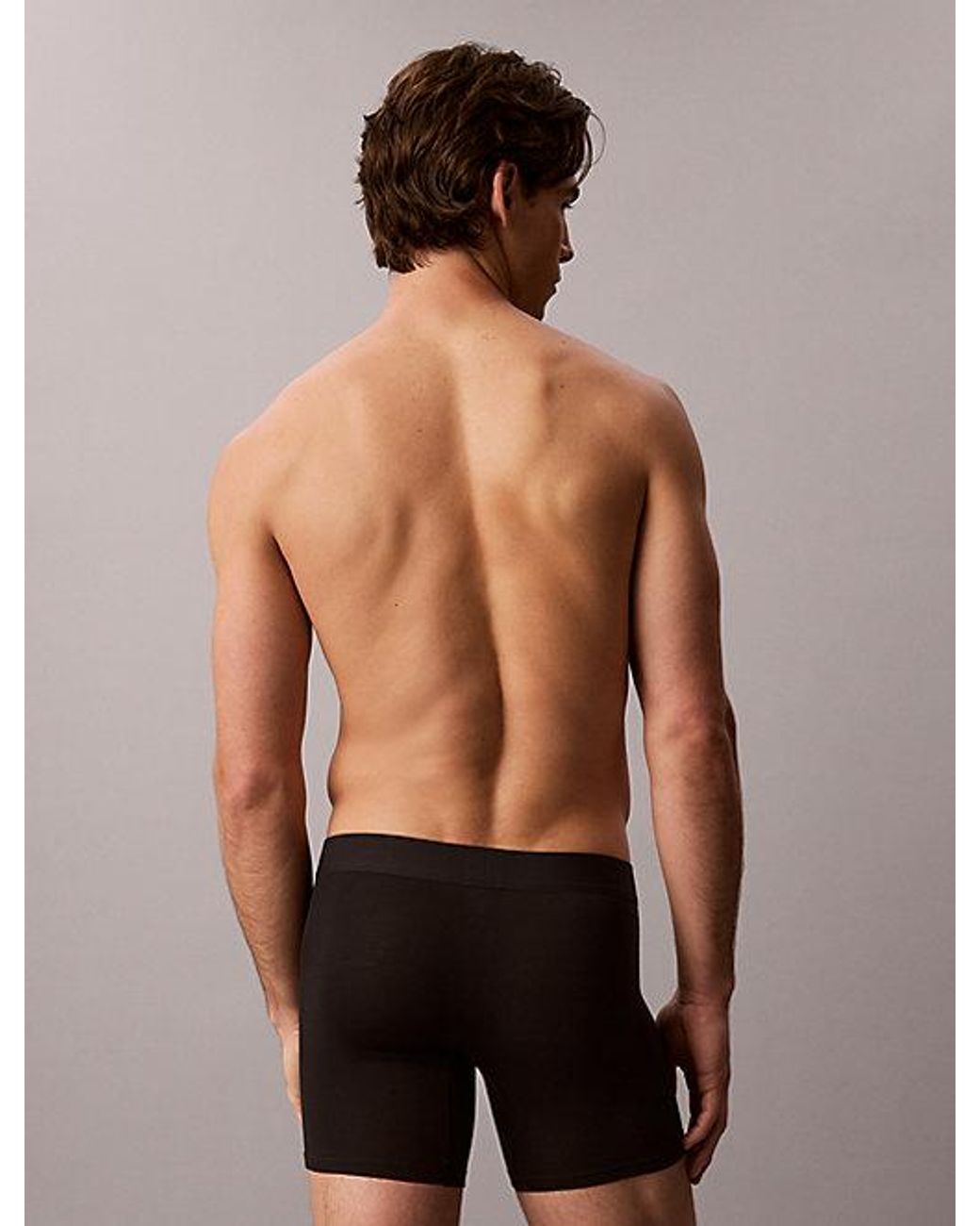 Calvin Klein Black 3 Pack Boxer Briefs Ultra Soft Cotton Lyocell for men