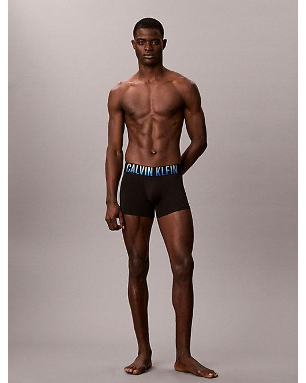 Calvin Klein Black 3 Pack Boxer Briefs Intense Power Cotton Stretch for men