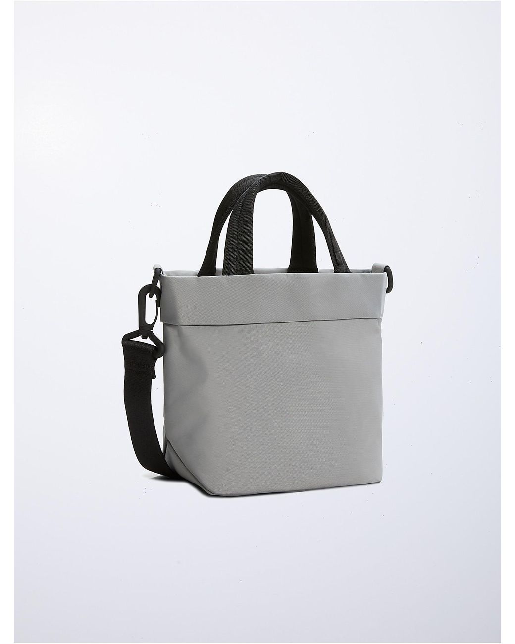 Calvin Klein Nylon Everyday Essential Small Tote Bag in Gray | Lyst