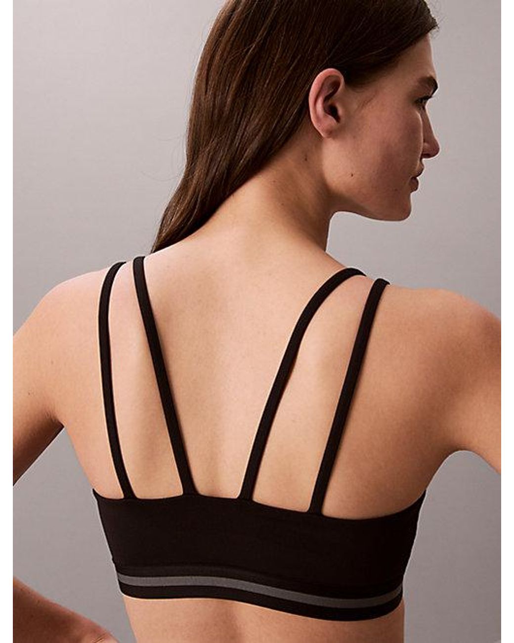 Calvin Klein Black Sport Quick Dry Low Impact Sports Bra