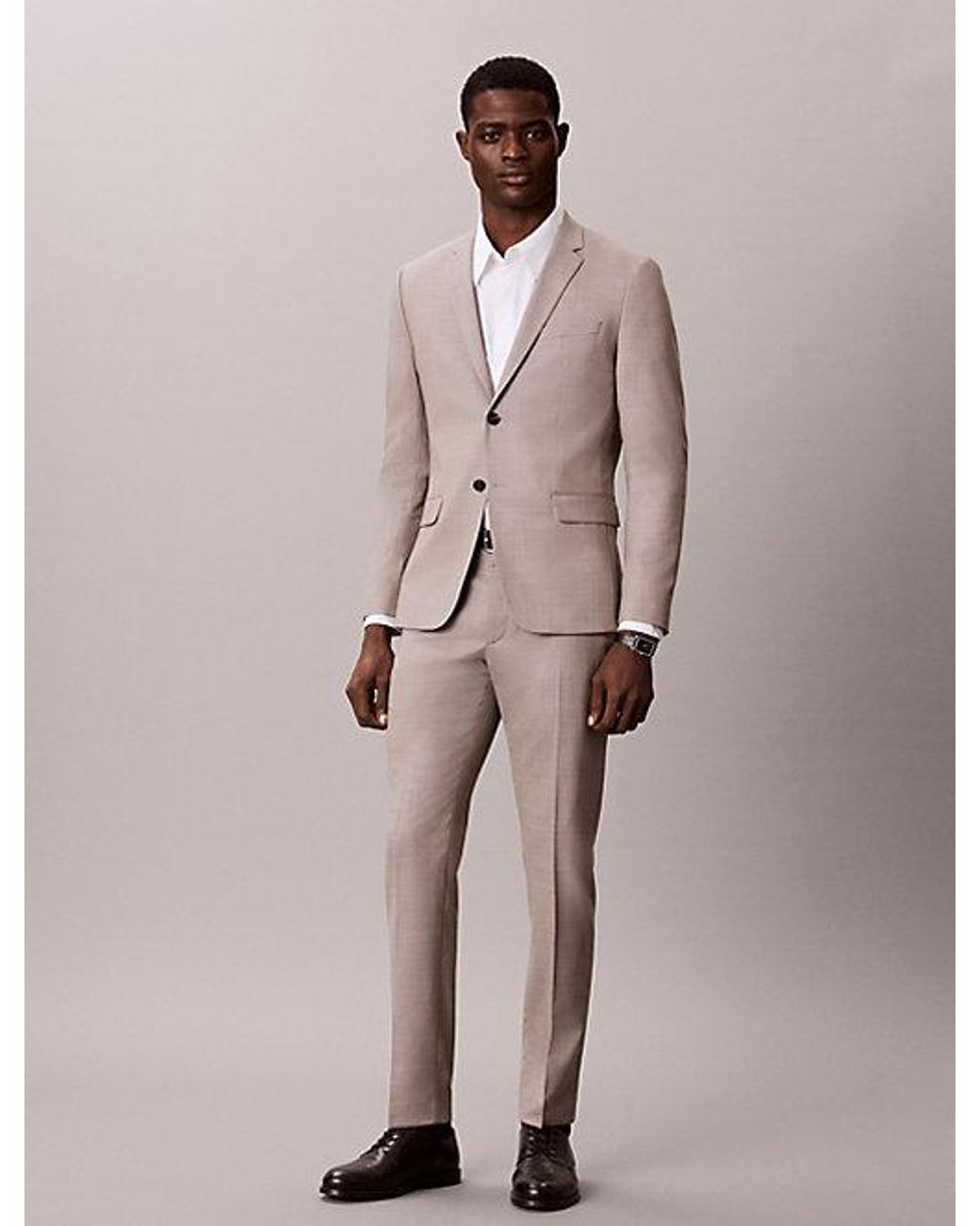 Calvin Klein Natural Wool Slim Blazer for men