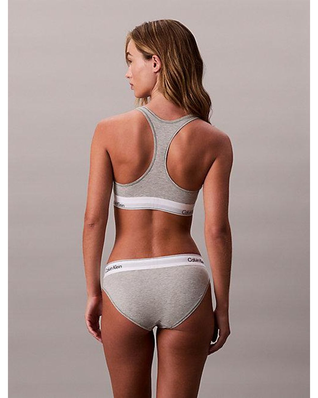 Calvin Klein Ongevoerde Bralette in het Multicolor